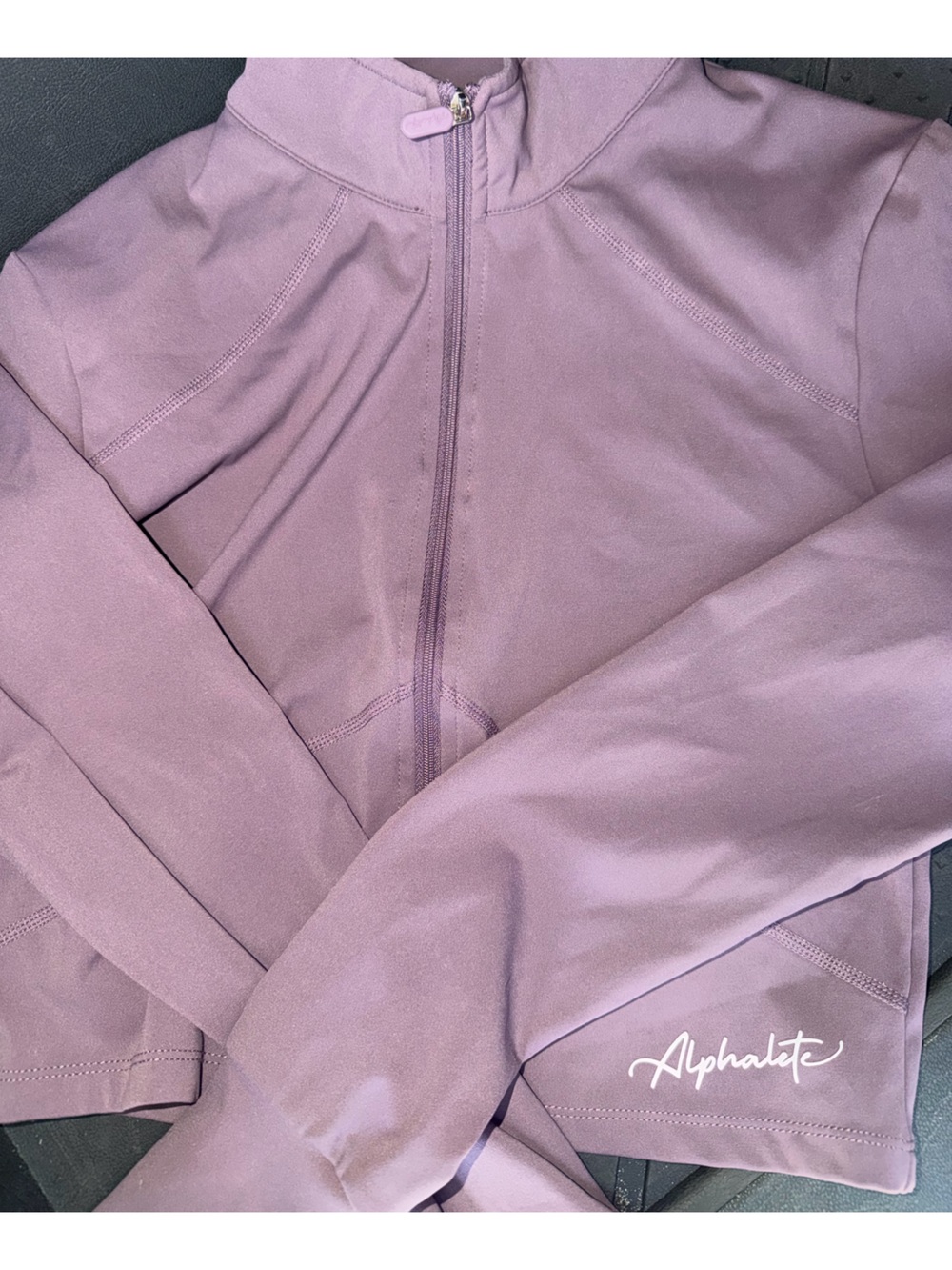 Alphalete Lavender Purple Zip-Up Jacket
